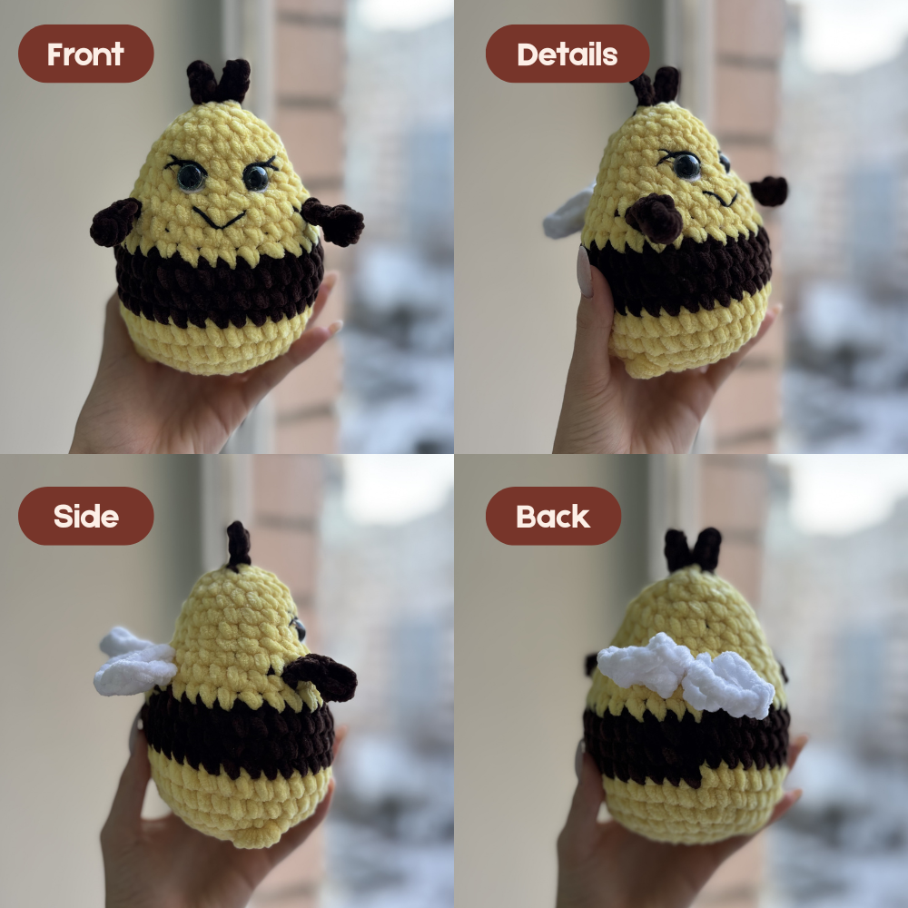 Plush Bee Crochet Pattern