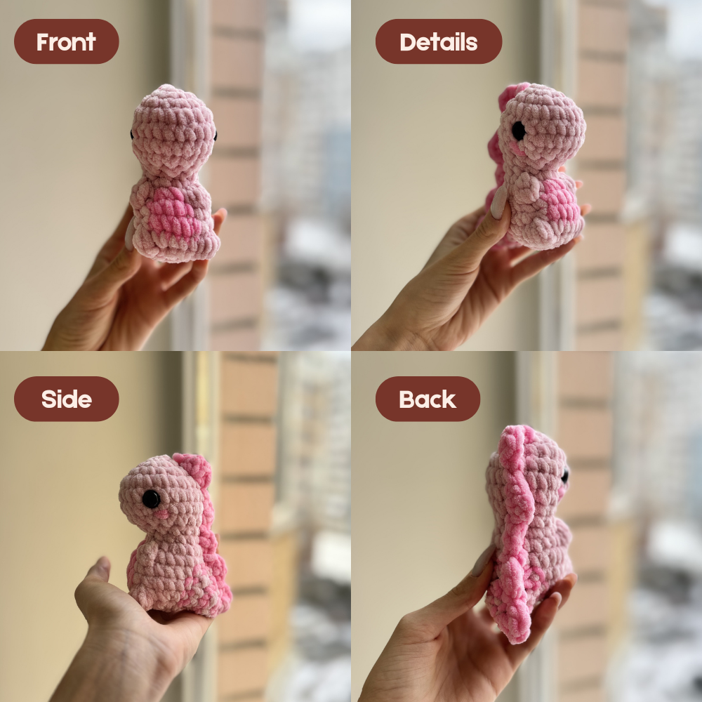 Plush Dino Crochet Pattern