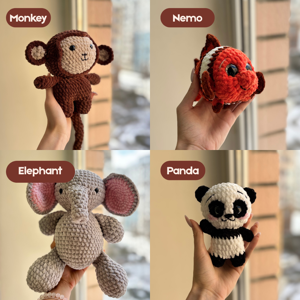 All In One Crochet Toy Pattern
