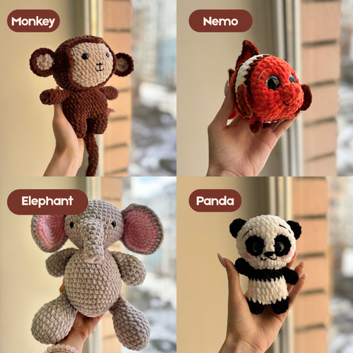 All In One Crochet Toy Pattern
