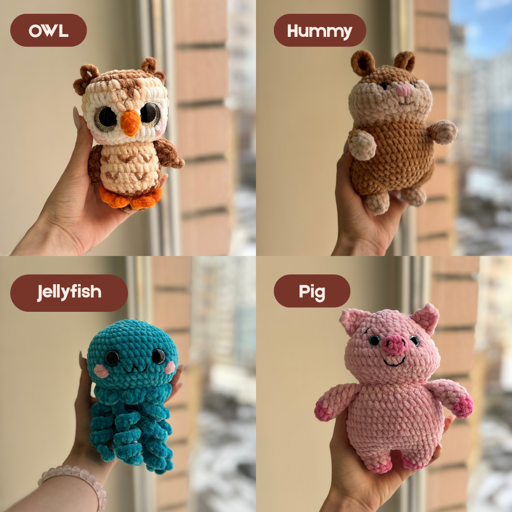 All In One Crochet Toy Pattern