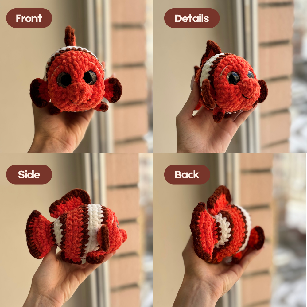 Coral Fish Amigurumi PDF Pattern