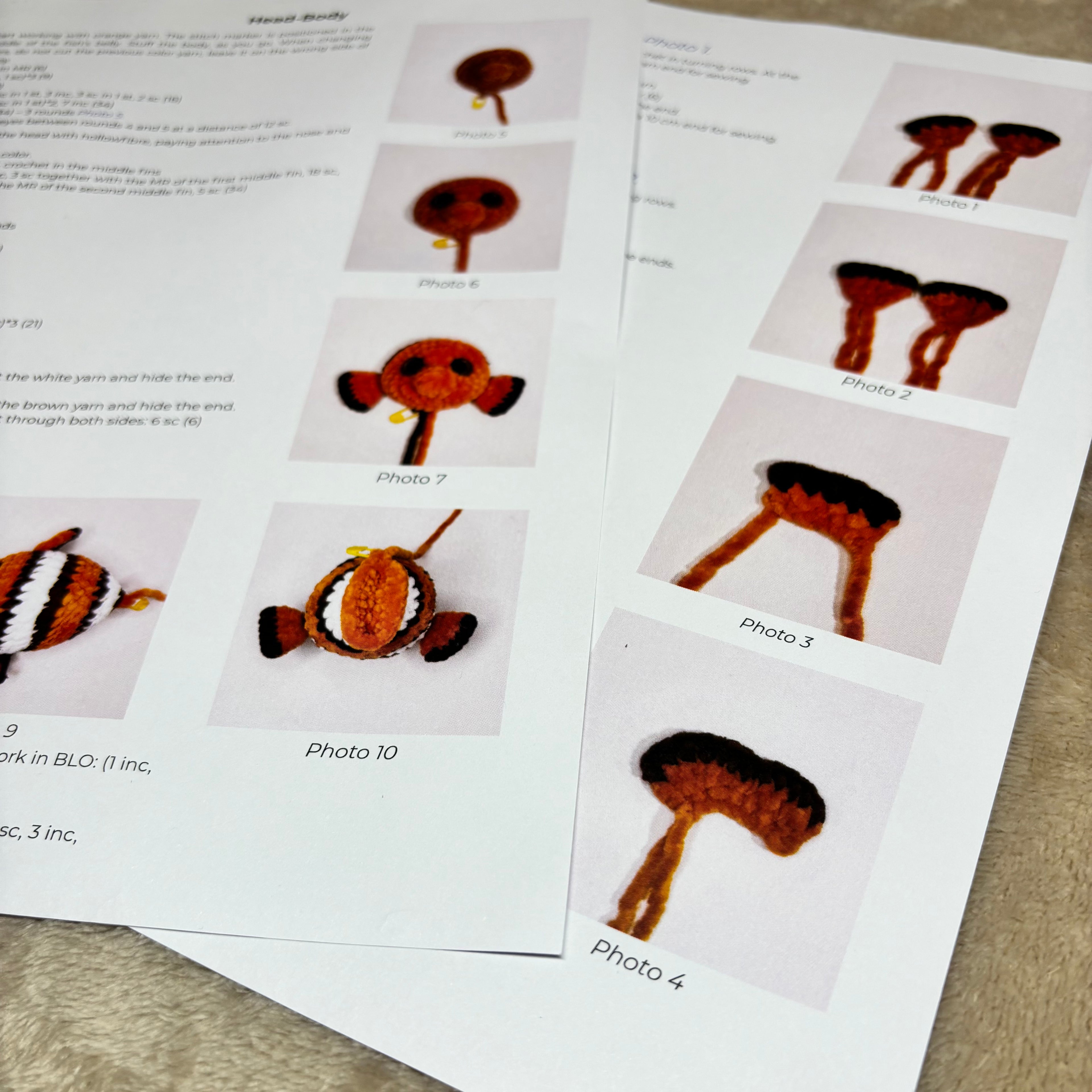 Coral Fish Amigurumi PDF Pattern