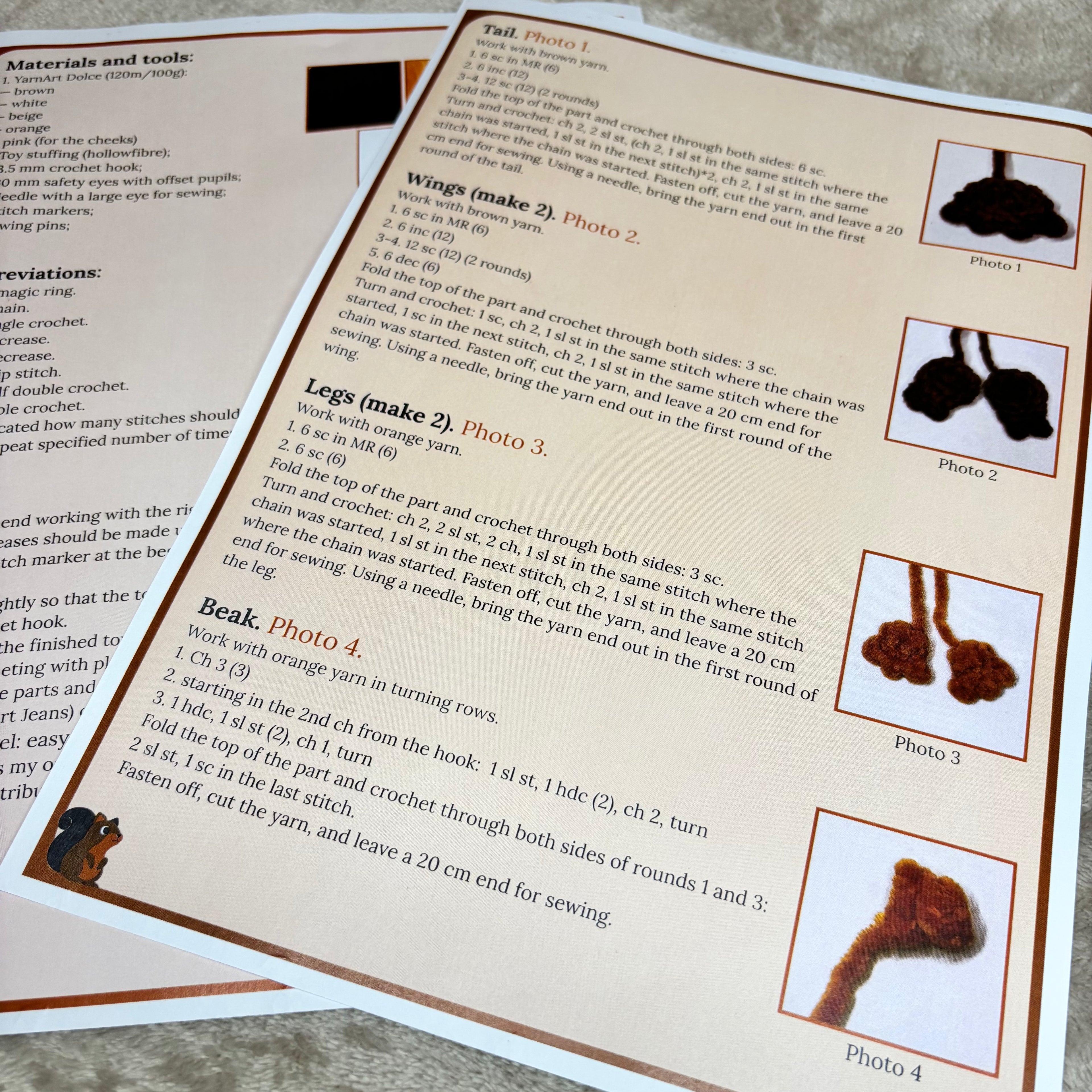 Baby Owl PDF Pattern