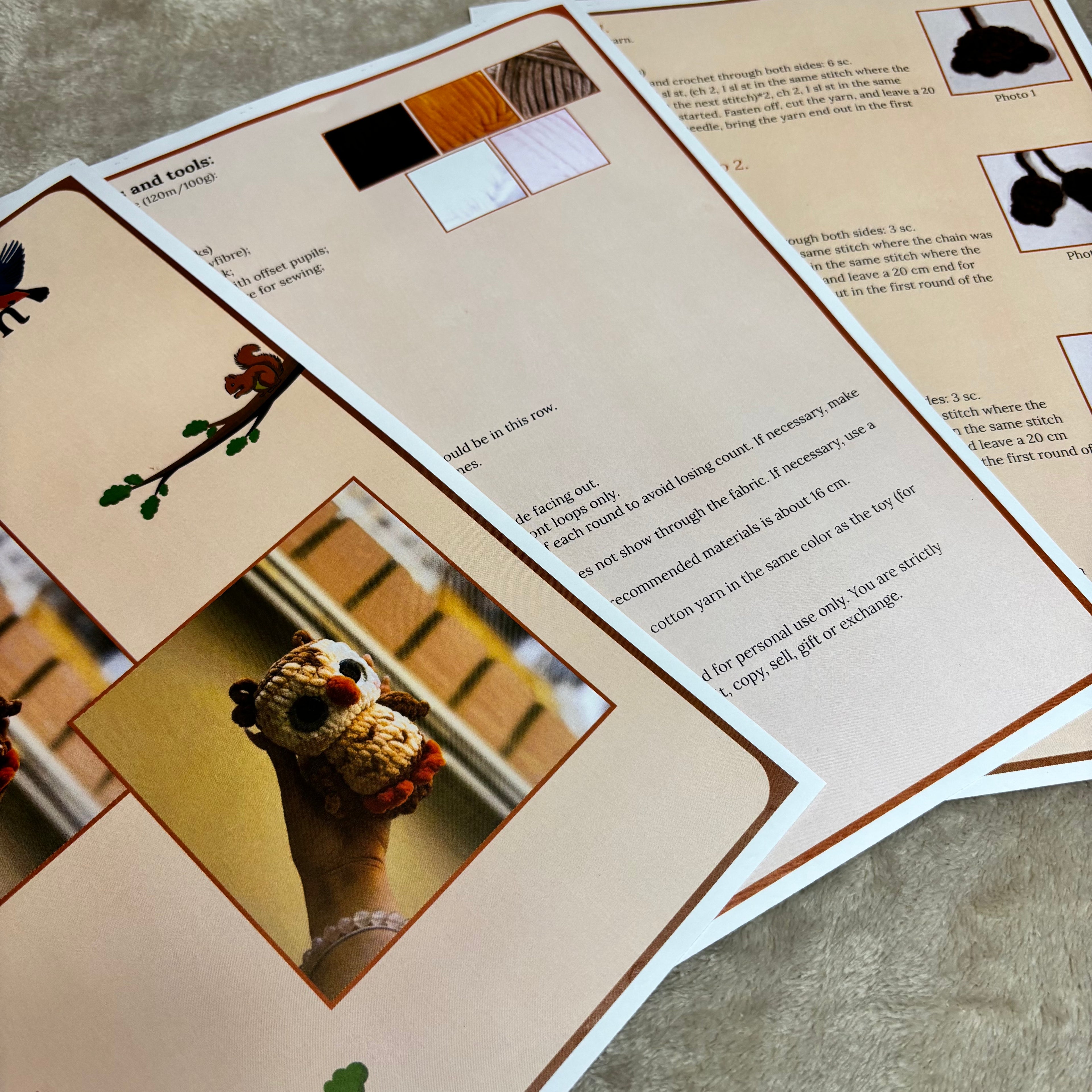 Baby Owl PDF Pattern