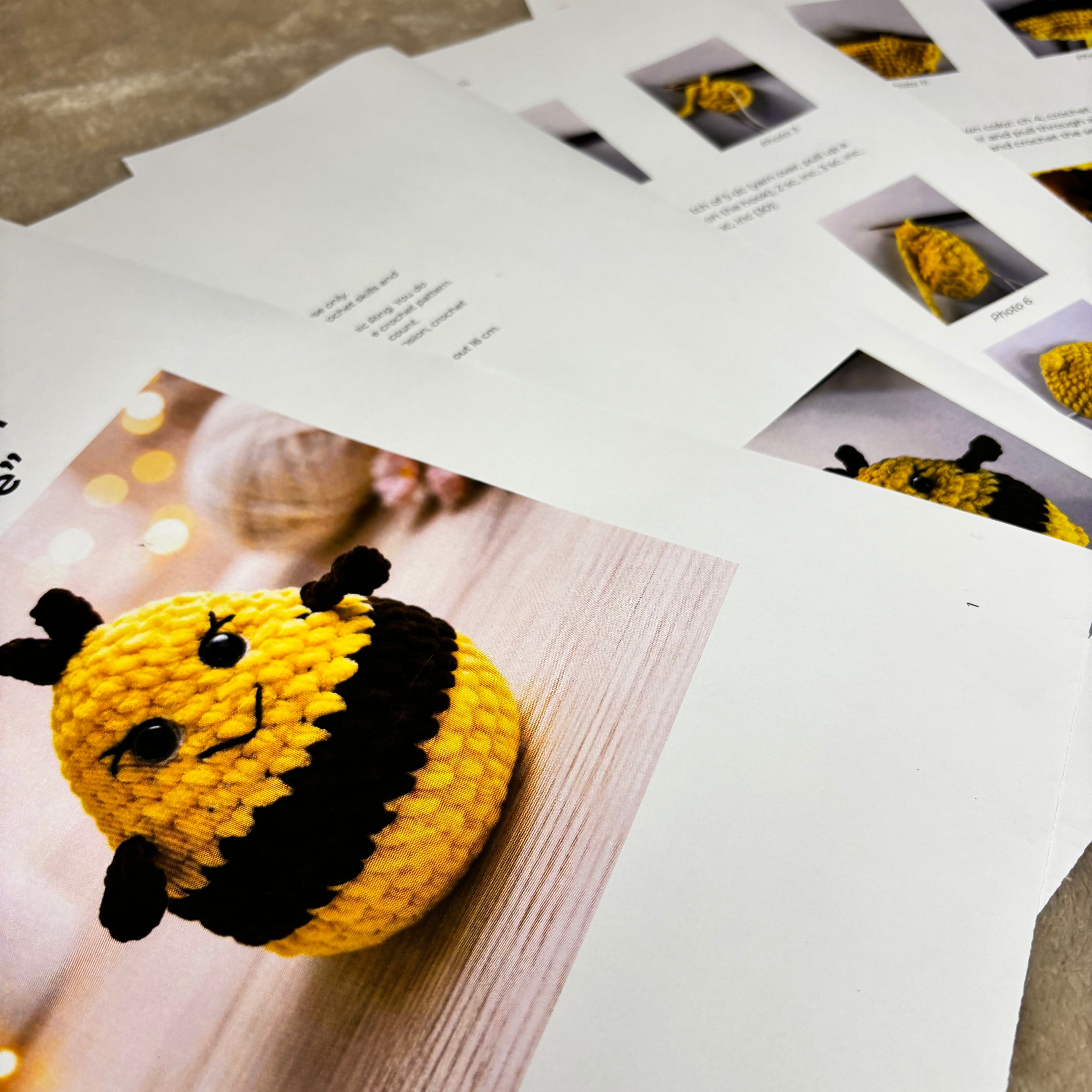 Plush Bee Crochet Pattern