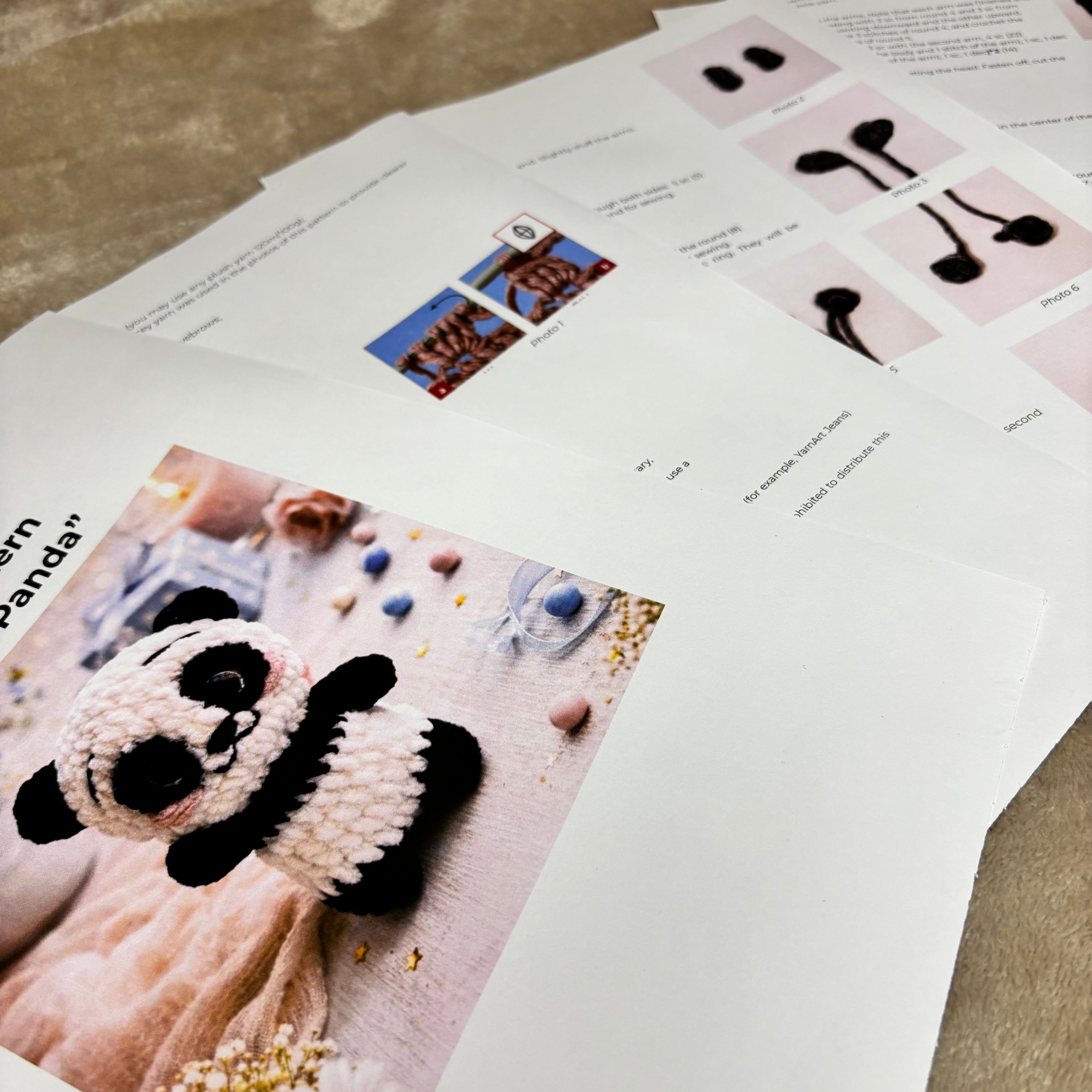 Bamboo Panda Amigurumi Pattern