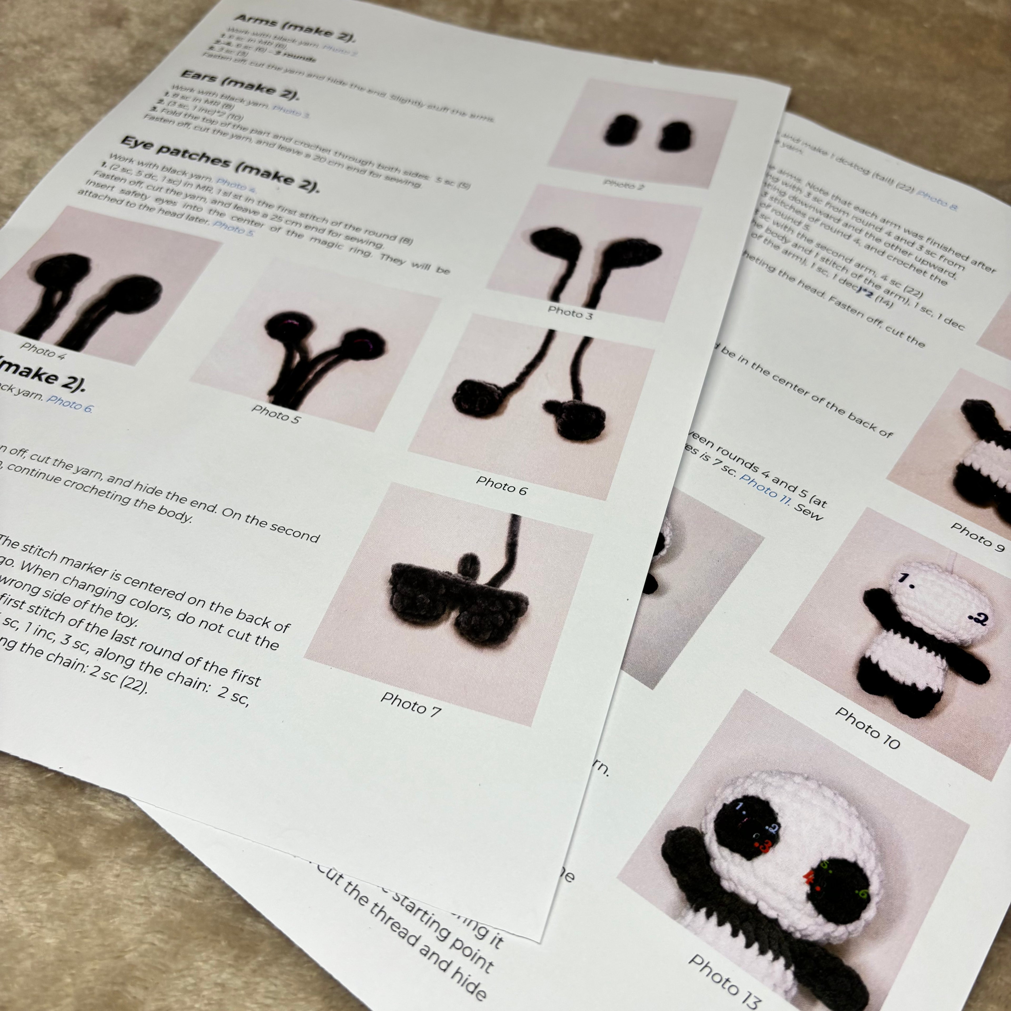 Bamboo Panda Amigurumi Pattern